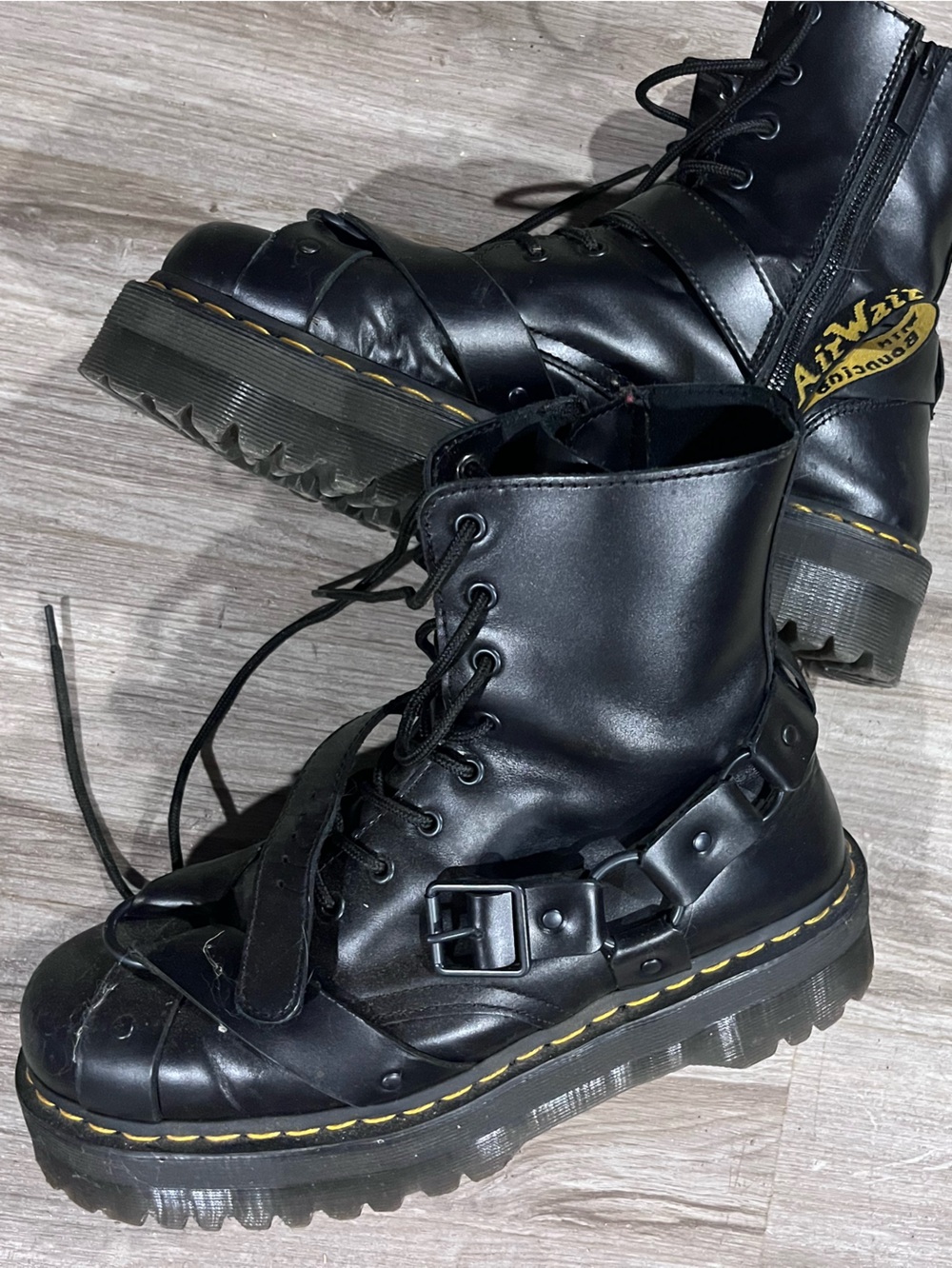 Dr martens Jadon harness Paris platform boot men’s 11